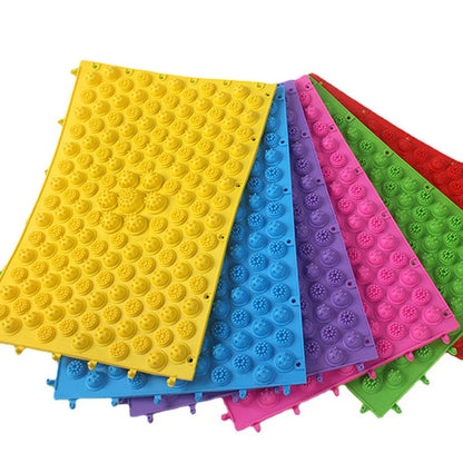 Reflexology Foot Massage Pad - Acupressure Mat for Toe Pressure, Blood Circulation, Pain, and Stress Relief
