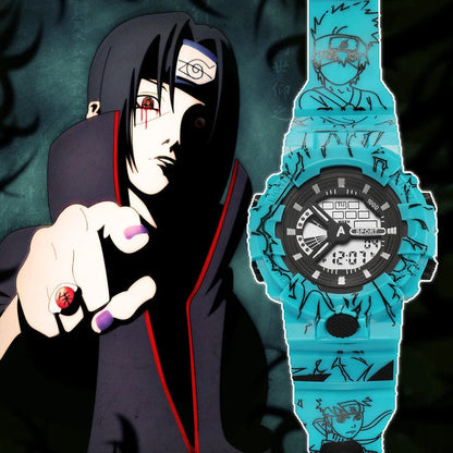 Naruto Uzumaki Digital Watch - Cute Anime Cartoon Electronic Wristwatch for Fans and Everyday Wear