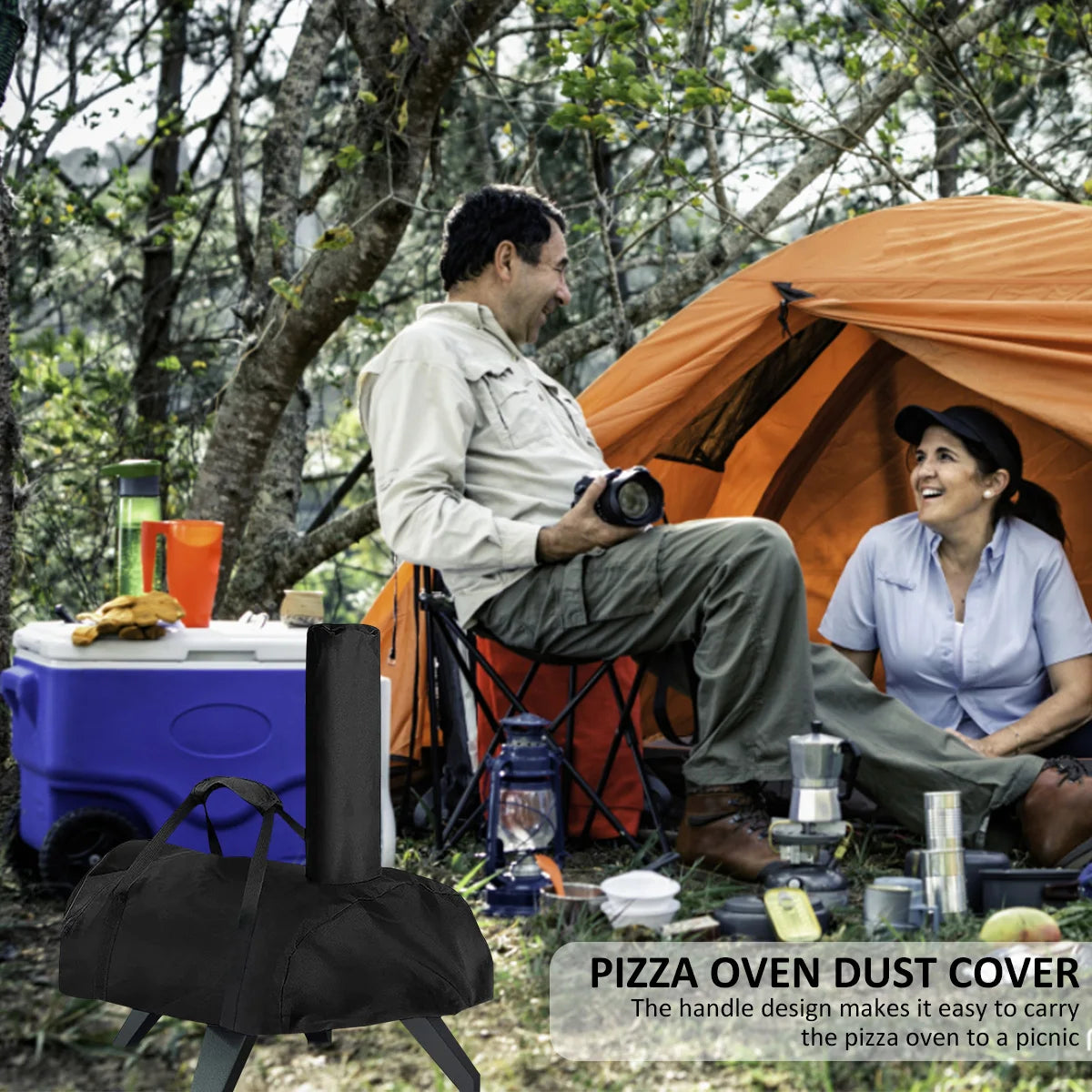 Waterproof Pizza Oven Cover for Ooni Koda 12 and 16 - 420D Oxford Fabric, Dustproof BBQ Accessory