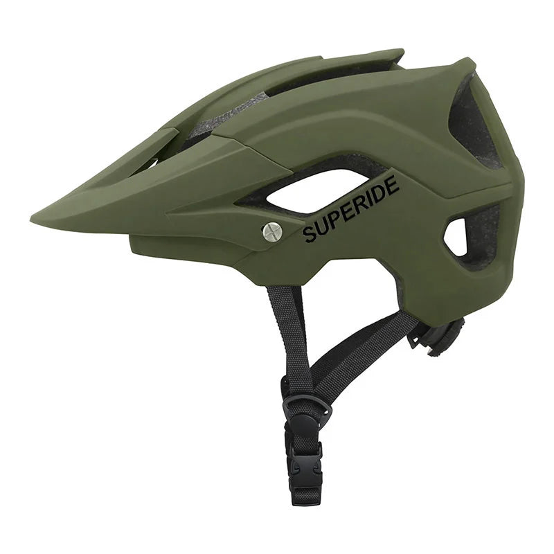 SUPERIDE In-Mold DH MTB Bicycle Helmet - Anti-Impact Sports Road & Mountain Bike Helmet for Men & Women, Cycling Safety Gear