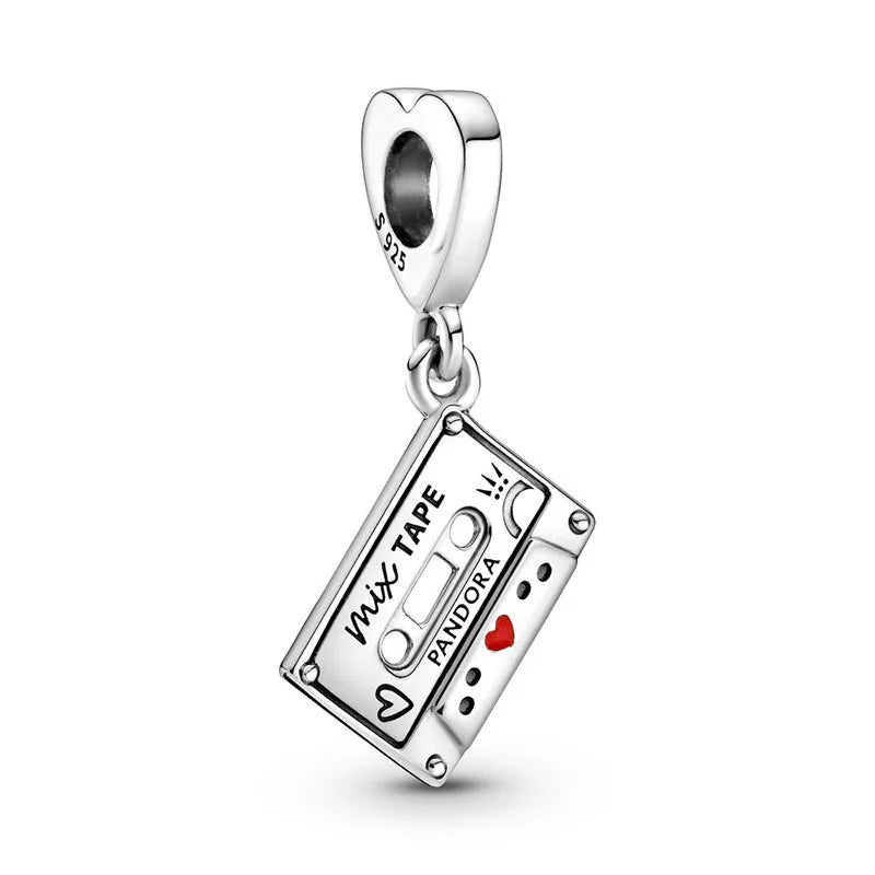 2024 New 925 Sterling Silver Bulb & Small Turtle Charm Pendant – Fit for Original Pandora Bracelet, DIY Women’s Jewelry Gift