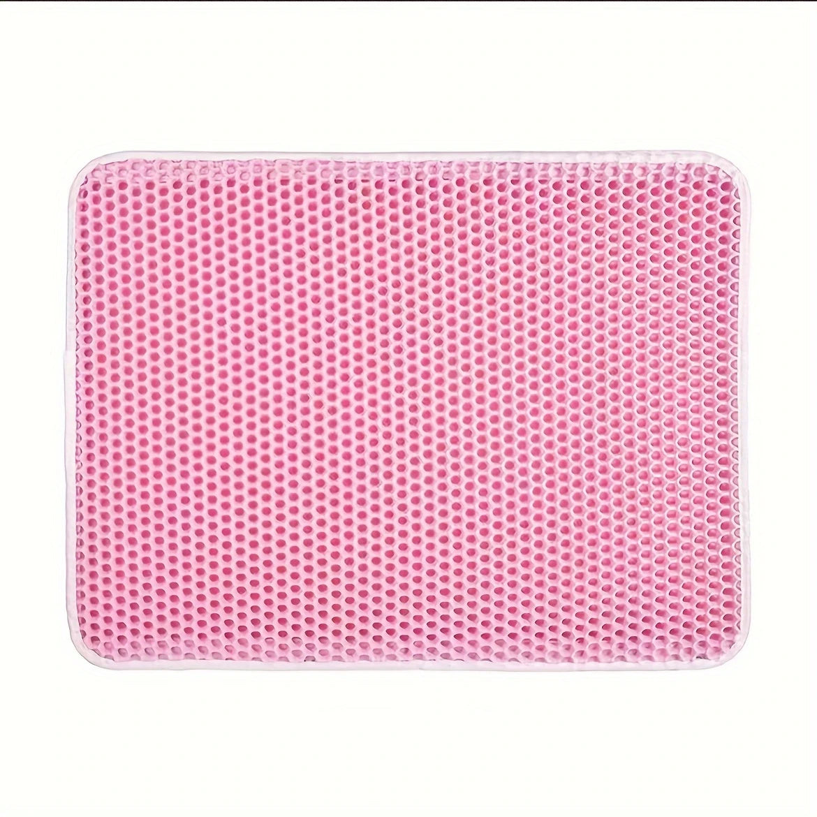 Large Cat Litter Mat – Honeycomb Double-Layer, Waterproof, Easy-Clean, Scatter Control, Stay-Clean Design