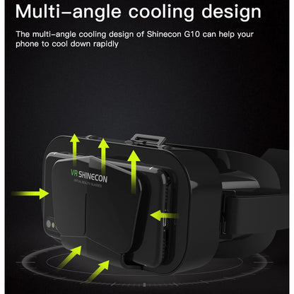 Shinecon 3D VR Glasses – Virtual Reality Headset with Controller for Smartphone Gaming