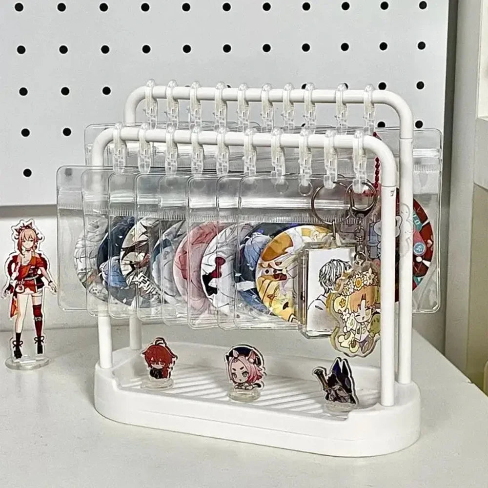 Multi-Functional Display Stand - Jewelry, Badge & Collectible Organizer Rack