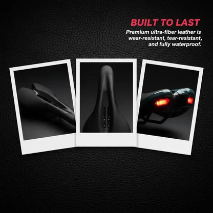 USB Rechargeable Bicycle Taillight - Soft Breathable Rear Warning Light for Road and Mountain Bikes