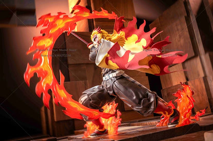 1/12 Scale Rengoku Kyoujurou Mini Figure Accessory – White & Red Cloak for 6" Anime Demon Slayer Action Figures