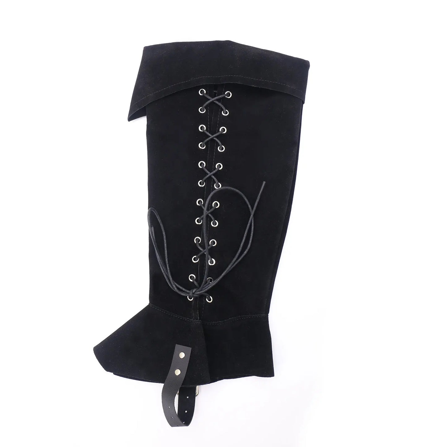 Halloween Medieval Bandage Shoe Covers – Unisex Leg Guard Boots for Viking, Warrior & Knight Cosplay Armor