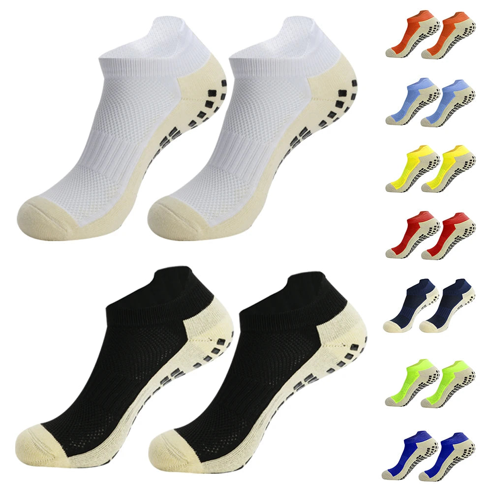 Men & Women Soccer Socks — Silicone Anti-Slip Grip Sports Football Socks