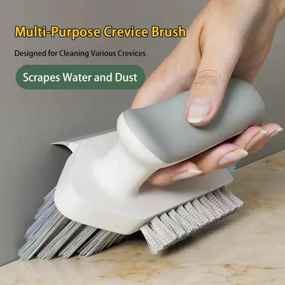 4-in-1 Cleaning Squeegee Brush - Multi-Purpose Gap, Groove, Glass, Kitchen, Bathroom & Tire Cleaning Tool