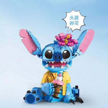 2024 Miniso Disney Stitch Building Blocks - Compatible Bricks for Boys and Girls, Ideal Birthday and Christmas Gift Toys