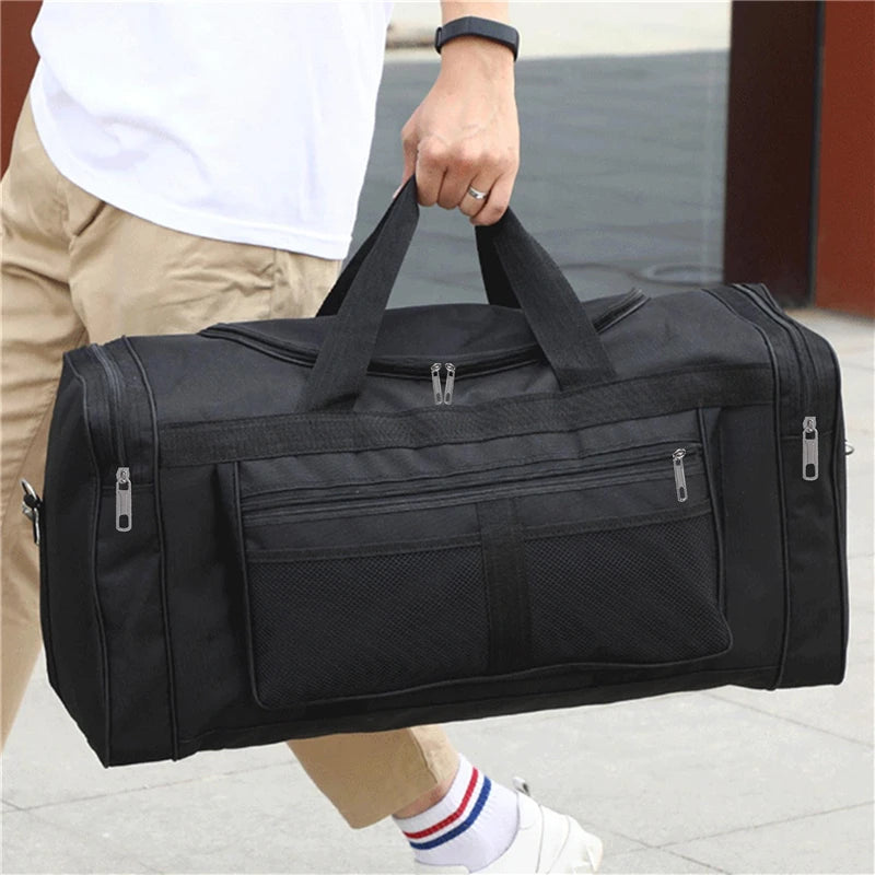 Nylon Travel Duffel Bag for Women & Men – Large Capacity Carry-On, Weekender, Gym & Overnight Sport Tote