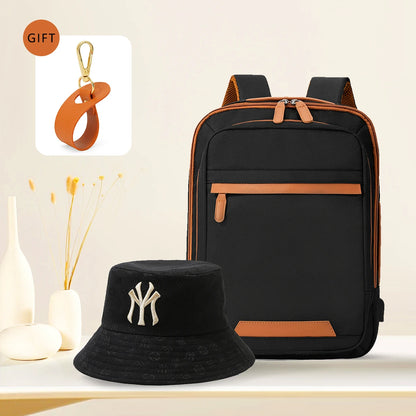 USB Rechargeable Laptop Backpack - Waterproof Large Capacity Unisex School & Travel Bag