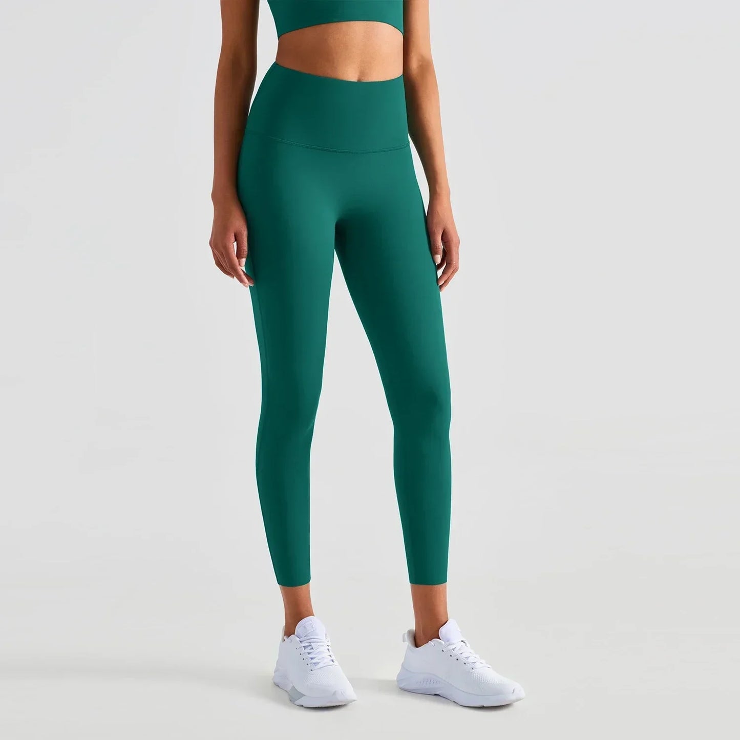 Women’s Lycra Four-Way Stretch Yoga Pants – High Waist Seamless Sports Leggings, T-Line Free Gym Fitness Wear