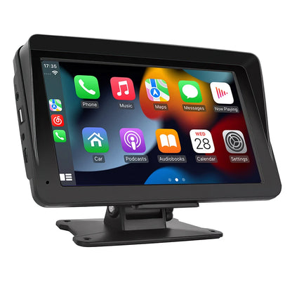 7 Inch Wireless CarPlay & Android Auto Car Radio Stereo Multimedia System with Bluetooth GPS – Universal Fit for Benz, BMW, VW & KIA Vehicles