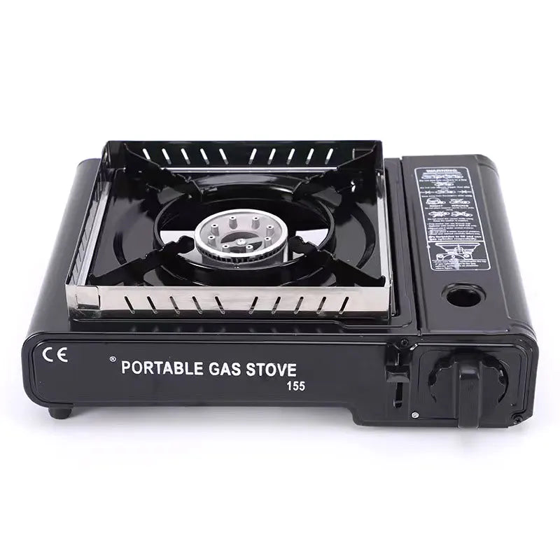 Foldable Stainless Steel Gas Stove Windshield - Portable Outdoor Burner Wind Screen for Camping & Hiking