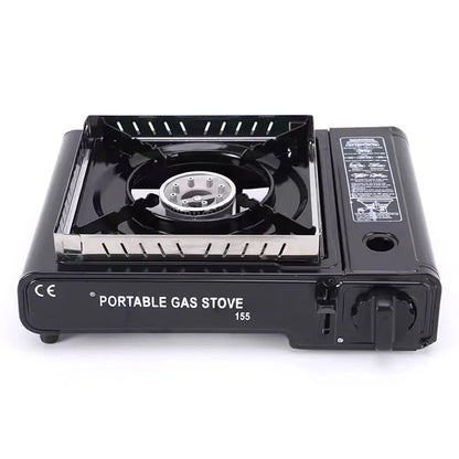Foldable Stainless Steel Gas Stove Windshield - Portable Outdoor Burner Wind Screen for Camping & Hiking