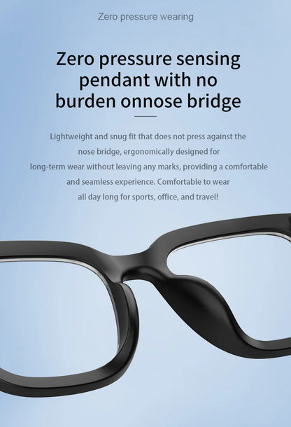 2025 AI Translation Smart Glasses – Bluetooth Call Headphones with UV Protective Lenses for Outdoor Sports