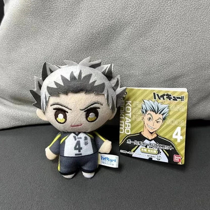 10cm Mini Haikyuu Plush Keychain – Hinata, Kageyama, Nishinoya Volleyball Stuffed Doll Toy Gift