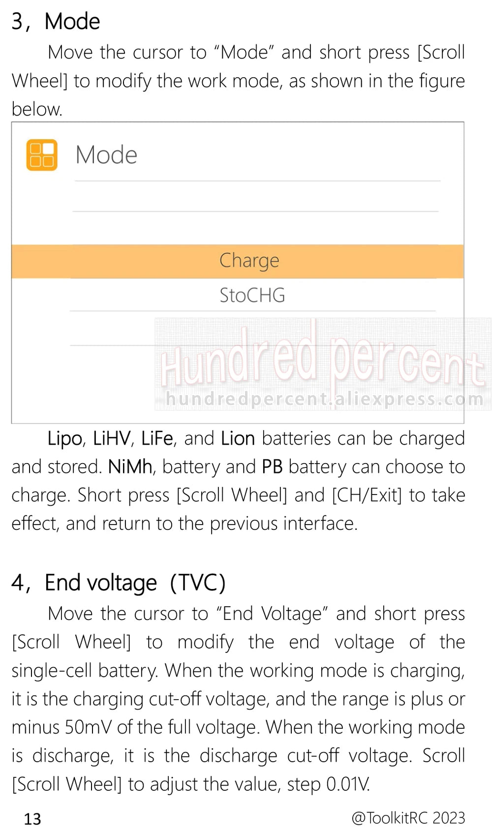 ToolkitRC Q6AC Charger — AC 400W/DC 1000W 4CH with USB A/Type-C, LiPo 1-6S, NiMH 1-16S, PB 1-10S, IPS Display