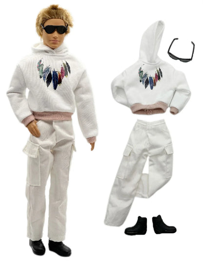 Handmade Ken Doll Clothes — Casual Wear Suit for 12" (30cm) Ken Dolls, Perfect Kids Gift