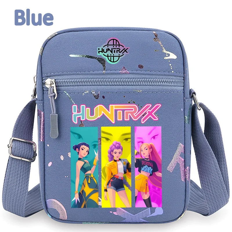 K-Pop Demon Hunters Crossbody Phone Bag – HUNTRX Rumi Huntrix Coin Wallet Shoulder Purse