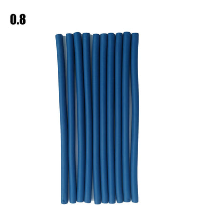 10PCS Flexible Hair Curling Rods – Soft Foam Bendy Twist Curls, No Heat Flexi Rollers for Hair Styling