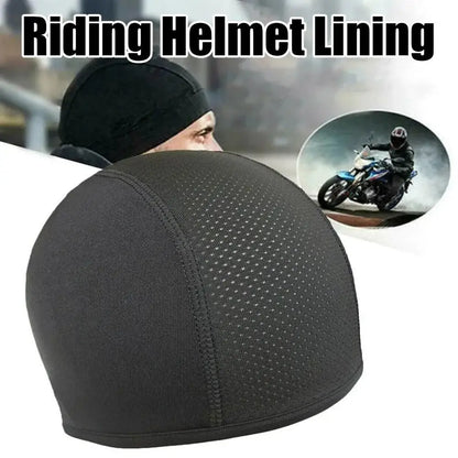Breathable Motorcycle Helmet Inner Cap - Quick Dry Racing Hat Beanie for Helmet, Motorcycle Accessories