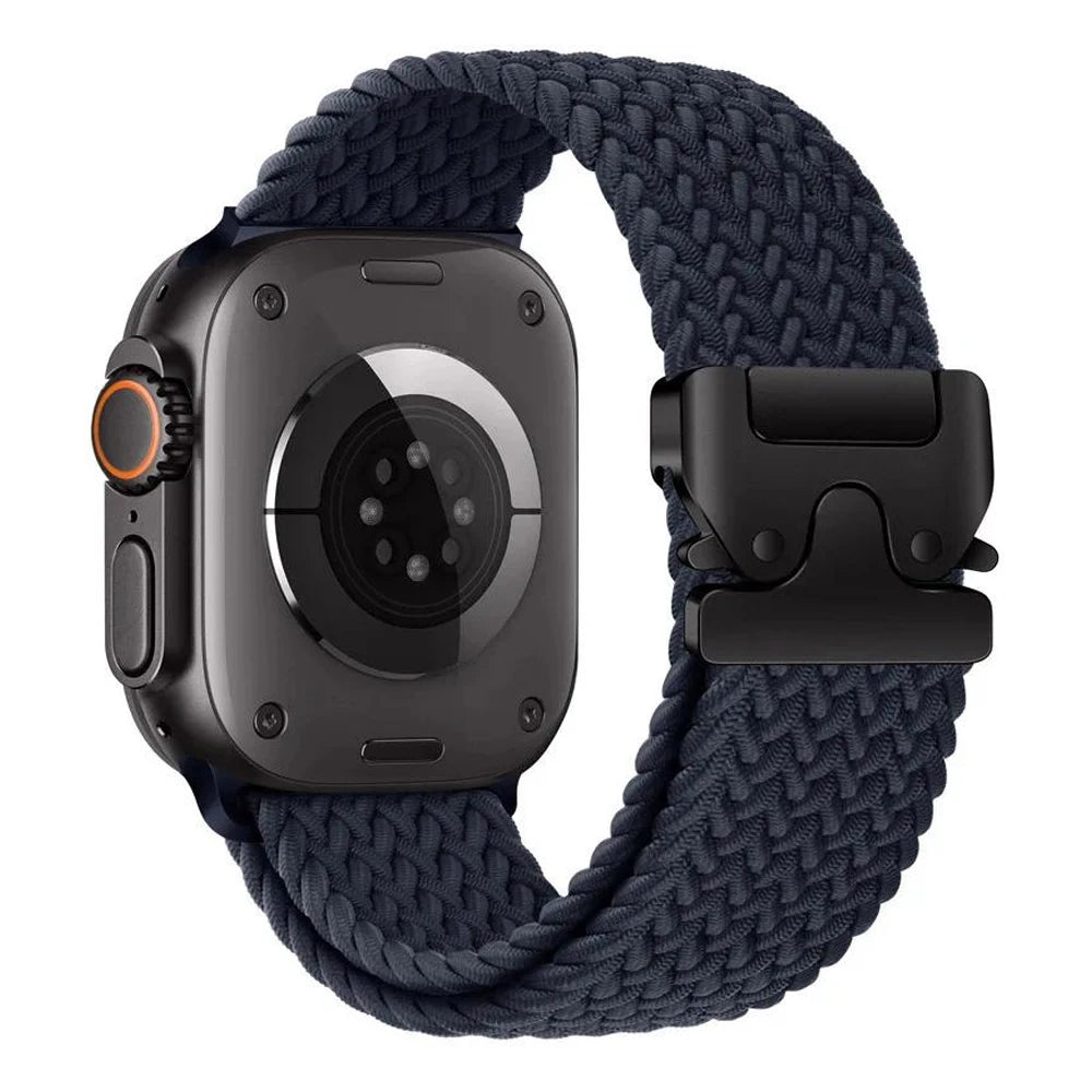 Parachute Braided Straps for Apple Watch Series 9/8/7/6/5 SE – Compatible with 41mm-49mm Bands