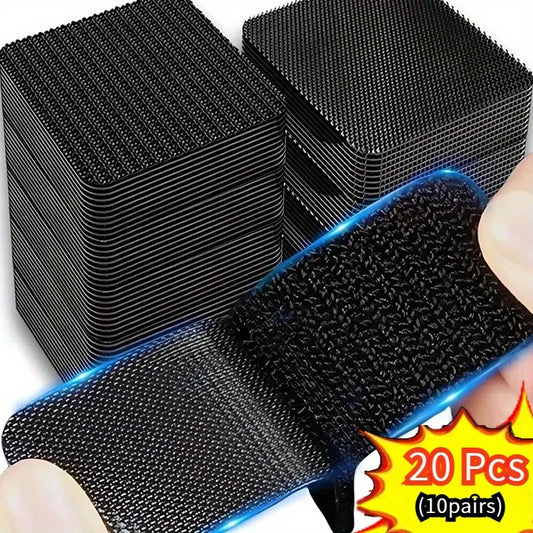 5x5cm Double-Sided Fixing Tape Stickers – Anti-Skid Grip Pads for Car Mats, Home Floors & Multi-Surface Non-Slip Mounting Adhesive Strips