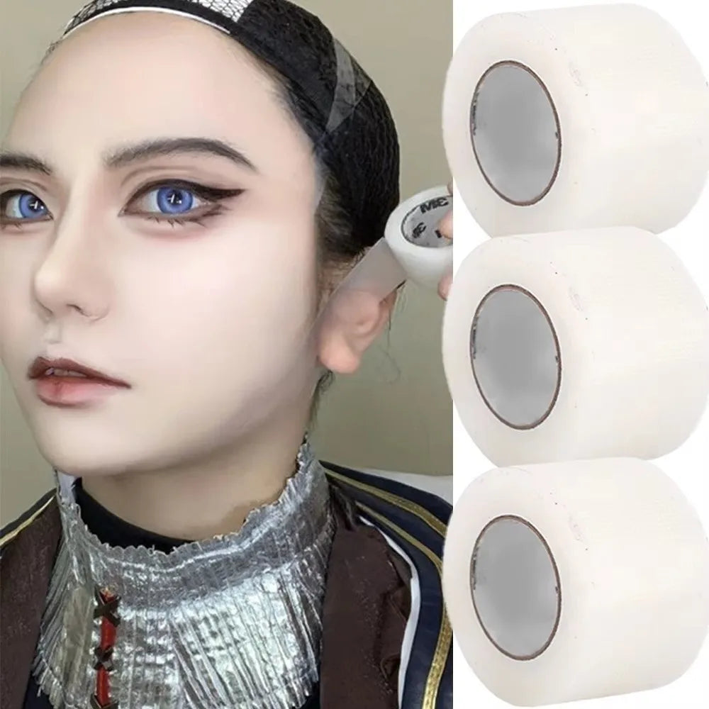 8M PE Facial Tape Roll – Transparent Makeup Lifting Tape for Wrinkle Coverage, Double Eyelids and Cosplay Styling