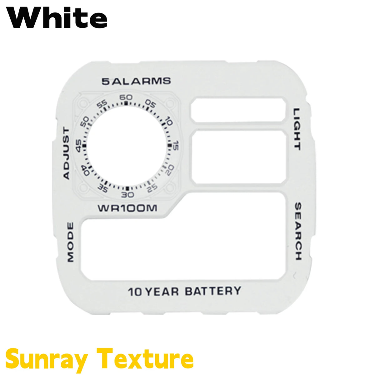 Casio AE1200 Watch Dial Mod - Copper Sunray Texture Faceplate Replacement Accessory