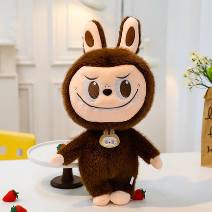 60cm Labubu Cute Rabbit Ragdoll Plush Toy – Soft Mink Fur Cartoon Pillow for Kids Christmas Gift