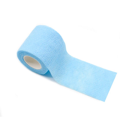 34-Color Tattoo Grip Bandage – Non-Slip, Waterproof, Disposable Elastic Non-Woven Fabric for Tattoo Supplies