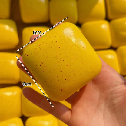 Squishy Toast Stress Relief Ball - Slow Rising Bread Fidget Squeeze Toy & Fun Gift