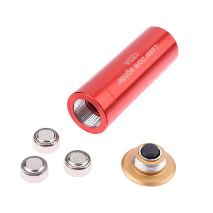 Red Laser Bore Sighter Calibrator Gauge — Copper Boresight Sight for Accurate Range Finding