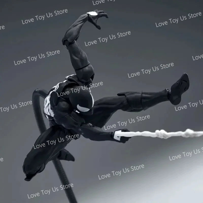 Original Mess Toys Spider Figure – Black Suit & Scarlet Spider Kaine Parker Action Figure