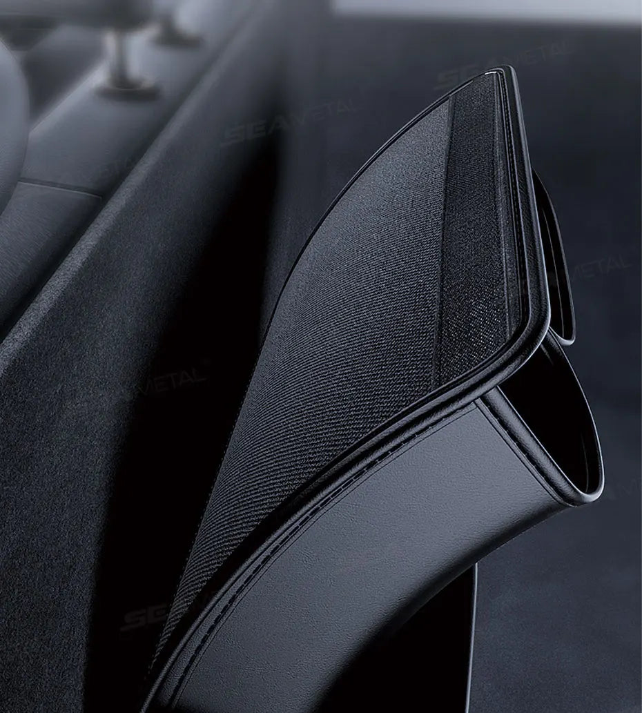 BLALION Car Trunk Leatherette Storage Bag — Detachable High-Capacity Hanging Organizer for Jeep, SUV & Van Seat Backs