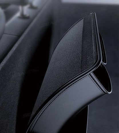 BLALION Car Trunk Leatherette Storage Bag — Detachable High-Capacity Hanging Organizer for Jeep, SUV & Van Seat Backs