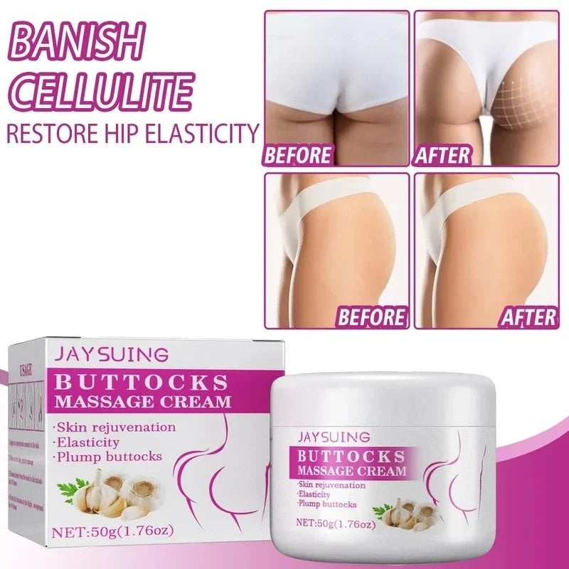 Buttock Firming & Shaping Cream – Hip Lift & Skin Tightening Body Care Essential Oil for Women, Smooth & Contoured Appearance Enhancement Formula