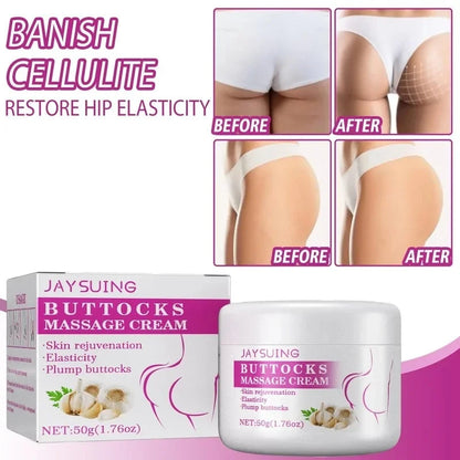 Buttock Firming & Shaping Cream – Hip Lift & Skin Tightening Body Care Essential Oil for Women, Smooth & Contoured Appearance Enhancement Formula