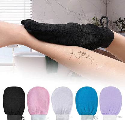 Moroccan Hammam Exfoliating Shower Gloves – Dead Skin Removal & Korean Massage Scrub Mitt