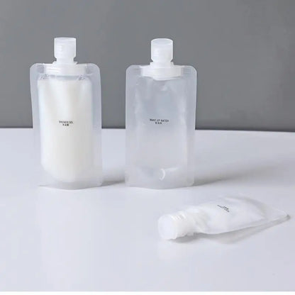 Travel-Friendly 30/50ml Lotion Dispenser Bag: Reusable, Leakproof, and Refillable Cosmetic Storage Container