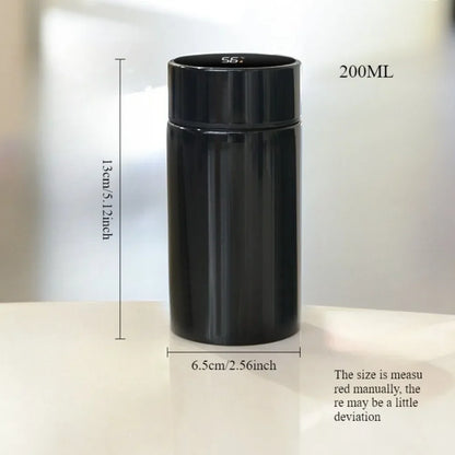200ml Mini Stainless Steel Thermos Cup – Double Wall Vacuum Insulated Travel Mug, 12H Heat & Cold Retention, Portable Outdoor Bottle
