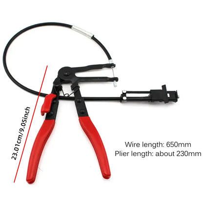 Bendable Hose Clamping Pliers: Flexible Cable Type Swivel Pincer Clamps - Removal & Repair Tools for Automotive Radiator, Fuel, Water