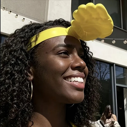 Palm-Shaped Sun Hat - Funny Unisex Creative Beach and Summer Hairband Hat