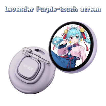 Dynamic Electronic Display Badge - Small Outdoor Digital Pendant for Fashion, 2D Display & Home Decor