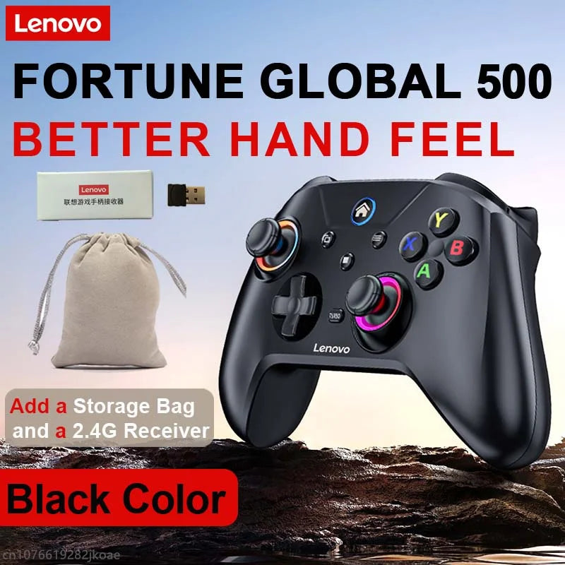 Lenovo S02 Wireless Bluetooth RGB Controller - Multi-Function Gamepad for Nintendo Switch OLED, Switch Lite, PC & Mobile