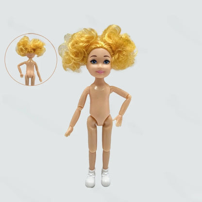 5-Inch / 15cm Little Doll — Normal Skin Girl Dress-Up Toy Gift for Children