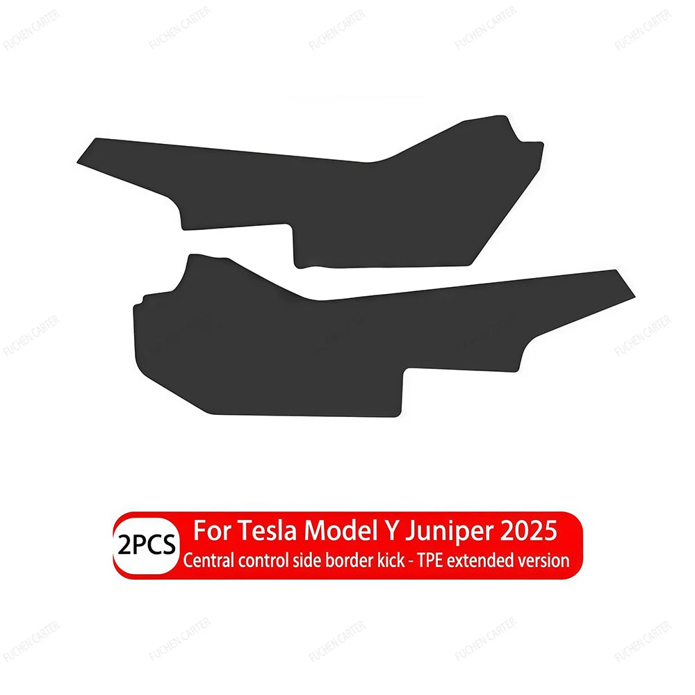 Tesla Model Y and YL Juniper 2025–2026 Door Sill Protectors – ABS Front and Rear Anti-Kick Threshold Guard Strips, Waterproof Pads