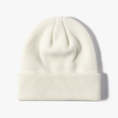 Winter Knit Beanie Hat - Warm Stretch Skull Cap for Boys Girls Adults in Black White Blue Pink & More Colors